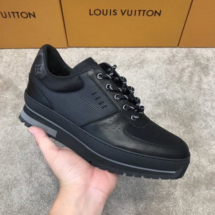 Louis Vuitton Men Shoes Fashion Sneakers Luxury Brand HARLEM RICHELIEU 1A5XLE