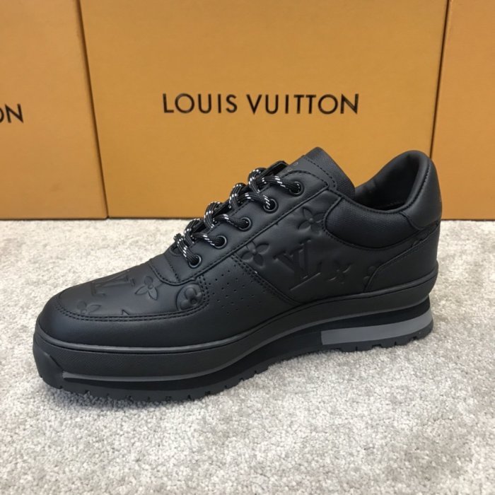 Louis Vuitton Men Shoes Fashion Sneakers Luxury Brand HARLEM RICHELIEU