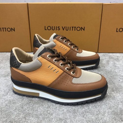 Louis Vuitton Men Shoes Fashion Sneakers Luxury Brand HARLEM RICHELIEU