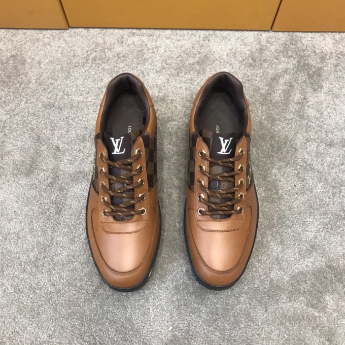 Louis Vuitton Men Shoes Fashion Sneakers Luxury Brand HARLEM RICHELIEU