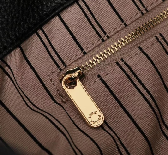 Louis Vuitton Womens Bags Handbags Luxury Brand Fashion Empreinte Leather Black Monogram ARTSY MM M41066
