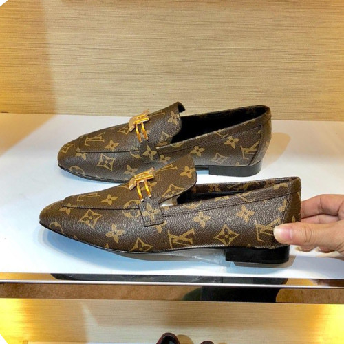 Louis Vuitton Women Shoes Loafer Luxury Brand UPPER CASE FLAT LOAFER 1A86NT