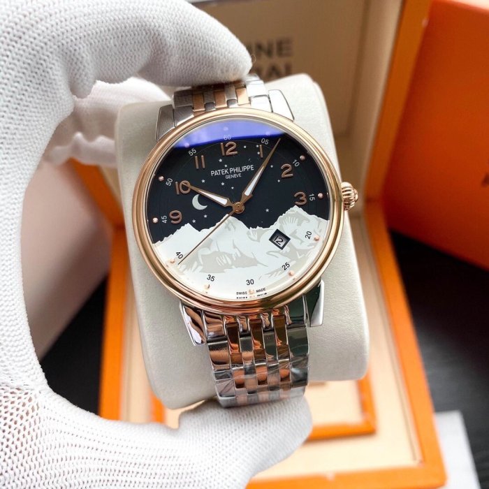 Patek Philippe Watch Luxury Brand Design Fashion Type with Original Box