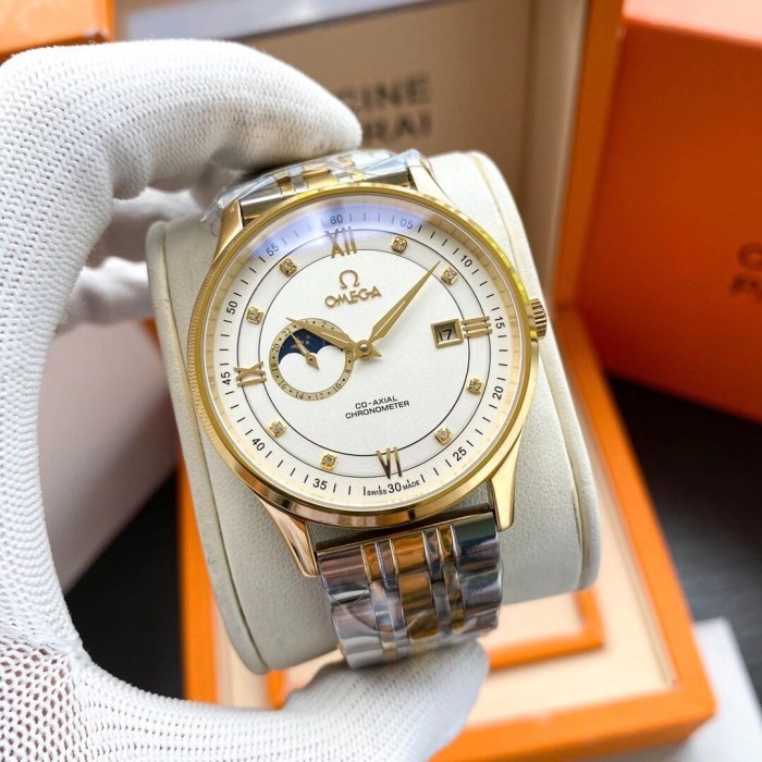 Omega Watch Luxury Brand Design Fashion Type with Original Box