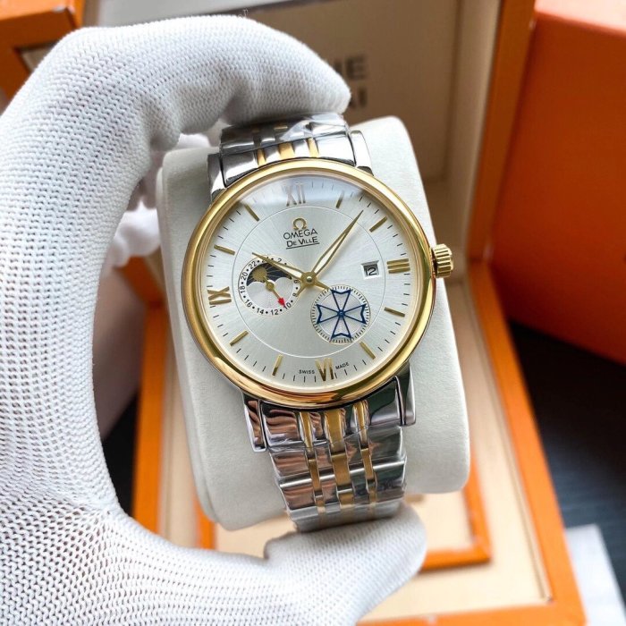 Omega Watch Luxury Brand Design Fashion Type with Original Box