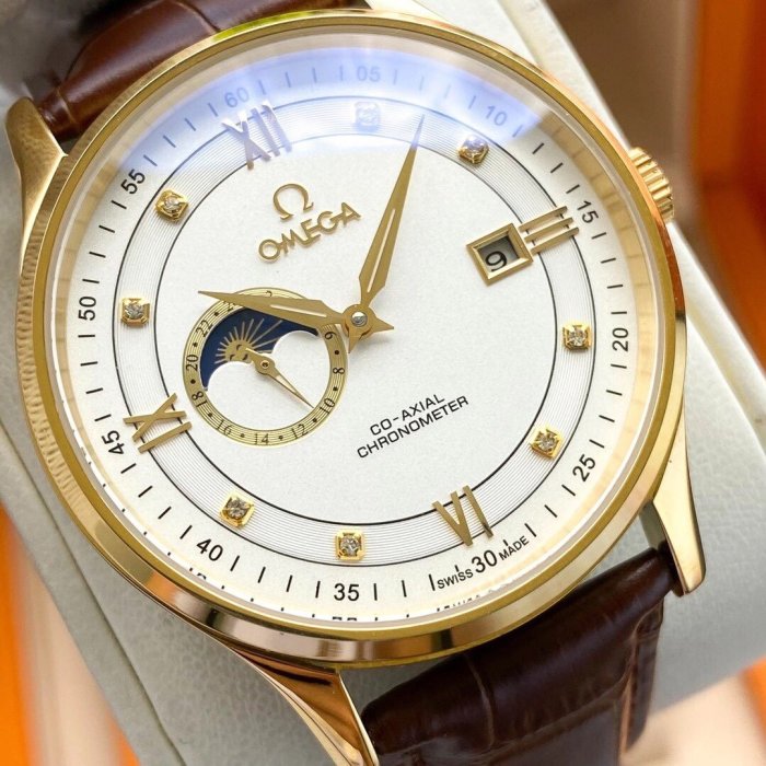 Omega Watch Luxury Brand Design Fashion Type with Original Box