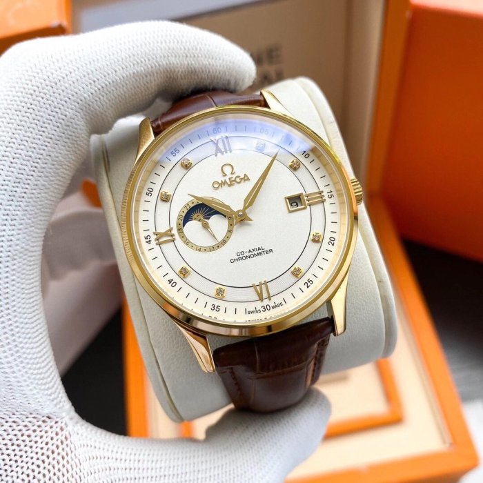 Omega Watch Luxury Brand Design Fashion Type with Original Box