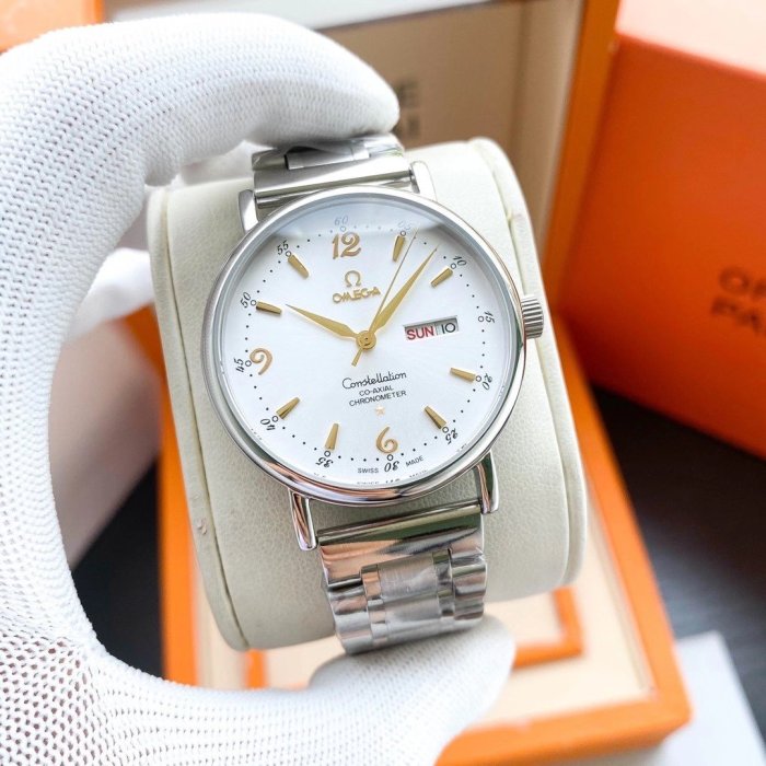 Omega Watch Luxury Brand Design Fashion Type with Original Box
