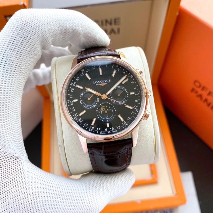 Longines Watch Luxury Brand Design Fashion Type with Original Box