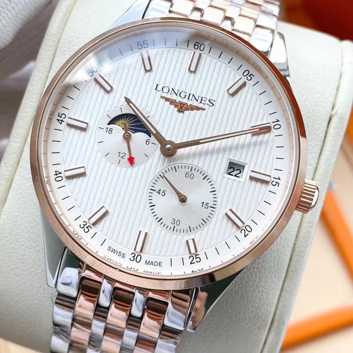 Longines Watch Luxury Brand Design Fashion Type with Original Box