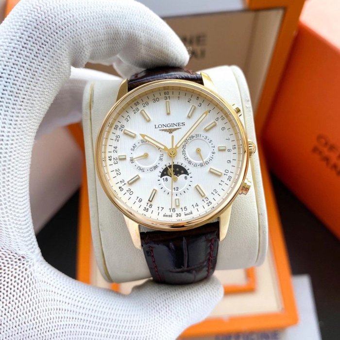 Longines Watch Luxury Brand Design Fashion Type with Original Box