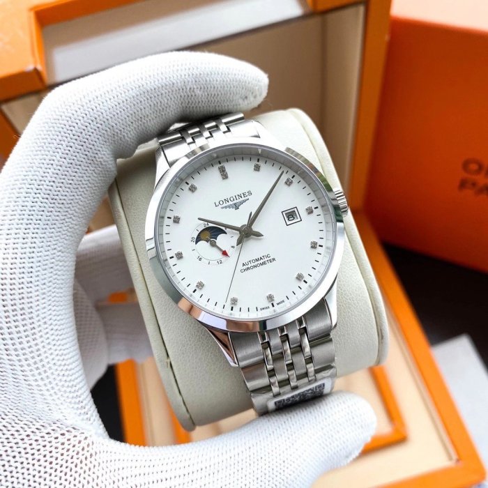 Longines Watch Luxury Brand Design Fashion Type with Original Box
