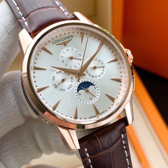 Longines Watch Luxury Brand Design Fashion Type with Original Box