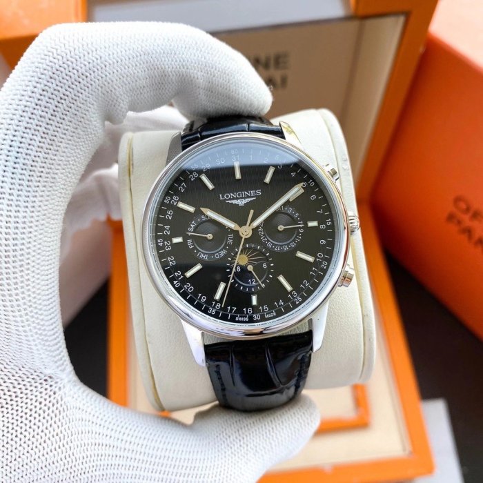 Longines Watch Luxury Brand Design Fashion Type with Original Box