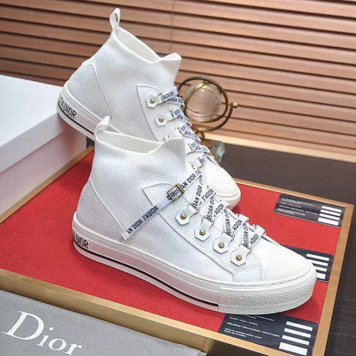 Dior Womens Shoes Sneakers Luxury WALK'N'DIOR SNEAKER White Technical Mesh KCK231TLC_S10W