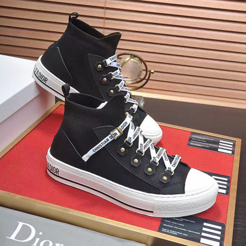 Dior Womens Shoes Sneakers Luxury WALK'N'DIOR SNEAKER Black Technical Mesh KCK231TLC_S900
