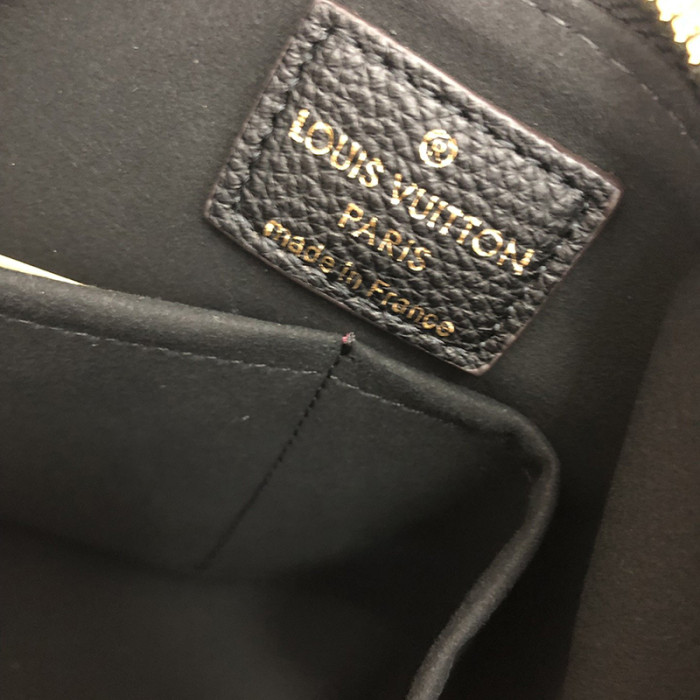 Louis Vuitton Womens Bags Handbags Luxury SURÈNE MM Black Monogram Empreinte Leather SURENE MM M43758