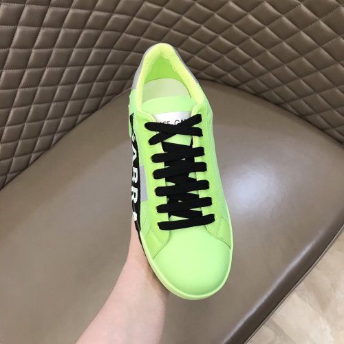 Dolce&Gabbana Men Shoes Sneakers Luxury Portofino Sneakers In Fluorescent Nylon With Logotape CS1772AJ9928G233