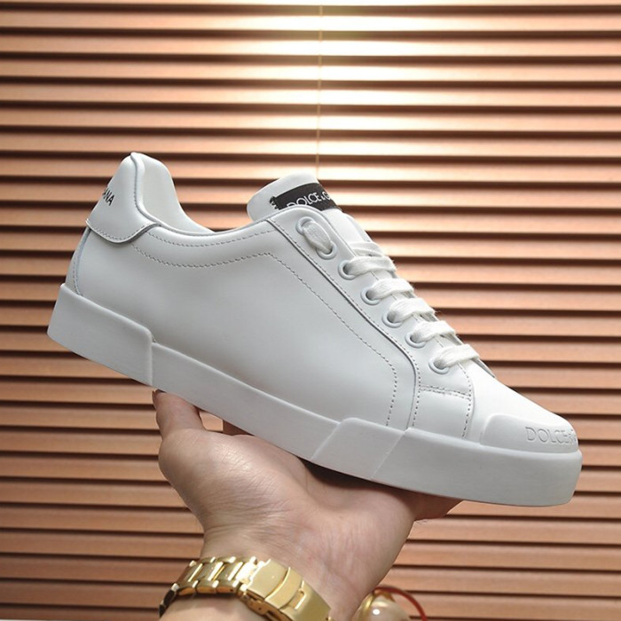 Dolce&Gabbana Women Shoes Fashion Sneakers Portofino Sneakers In Nappa Leather And Rubber Toe-Cap CK1802AW11389642