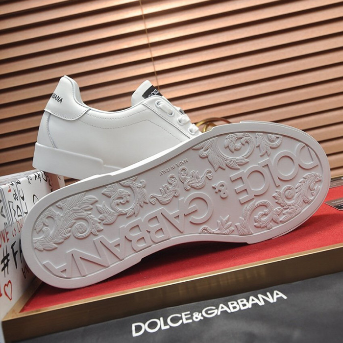 Dolce&Gabbana Women Shoes Fashion Sneakers Portofino Sneakers In Nappa Leather And Rubber Toe-Cap CK1802AW11389642