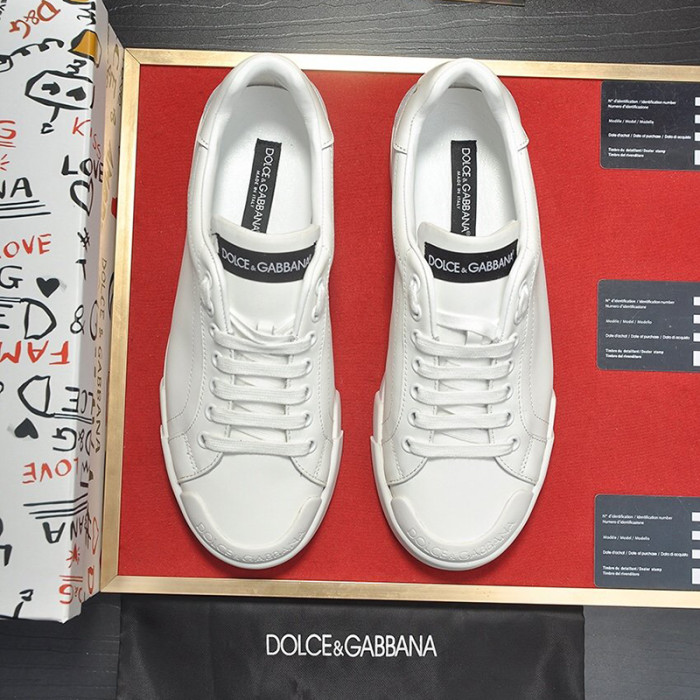 Dolce&Gabbana Women Shoes Fashion Sneakers Portofino Sneakers In Nappa Leather And Rubber Toe-Cap CK1802AW11389642