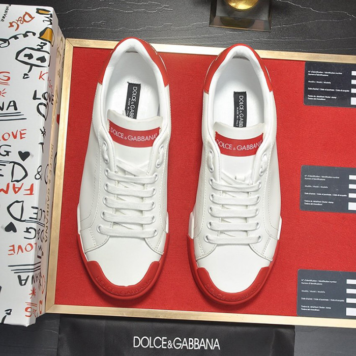 Dolce&Gabbana Women Shoes Fashion Sneakers Portofino Sneakers In Nappa Leather And Rubber Toe-Cap CK1802AW11389926