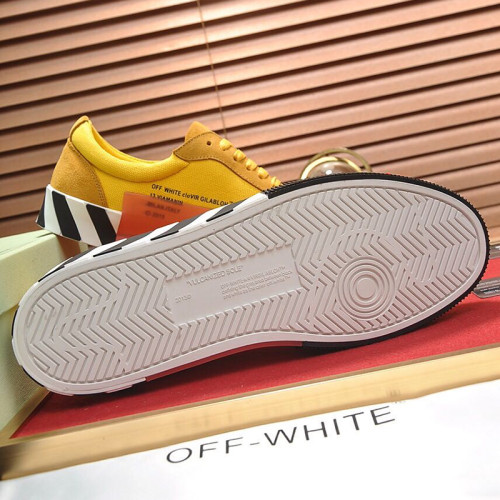 Off-White Men Shoes Sneakers Luxury Brand Low Vulcanized Sneakers Breathable Design