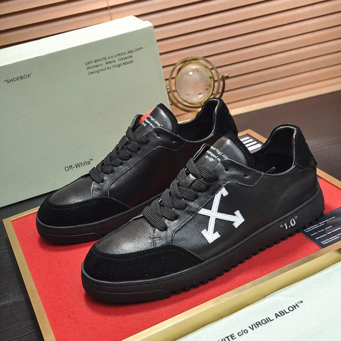 Off-White Men Shoes Sneakers Luxury Brand LOW VULCANIZED SNEAKERS Low-Tops