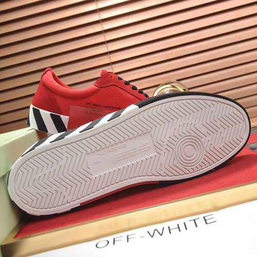 Off-White Men Shoes Sneakers Luxury Brand Low Vulcanized Sneakers Breathable Design