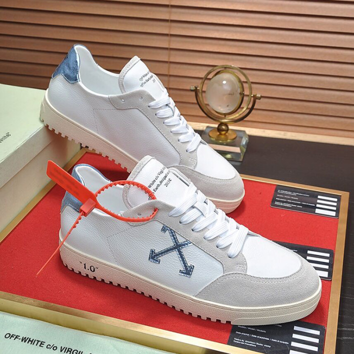 Off-White Men Shoes Sneakers Luxury Brand LOW VULCANIZED SNEAKERS Low-Tops