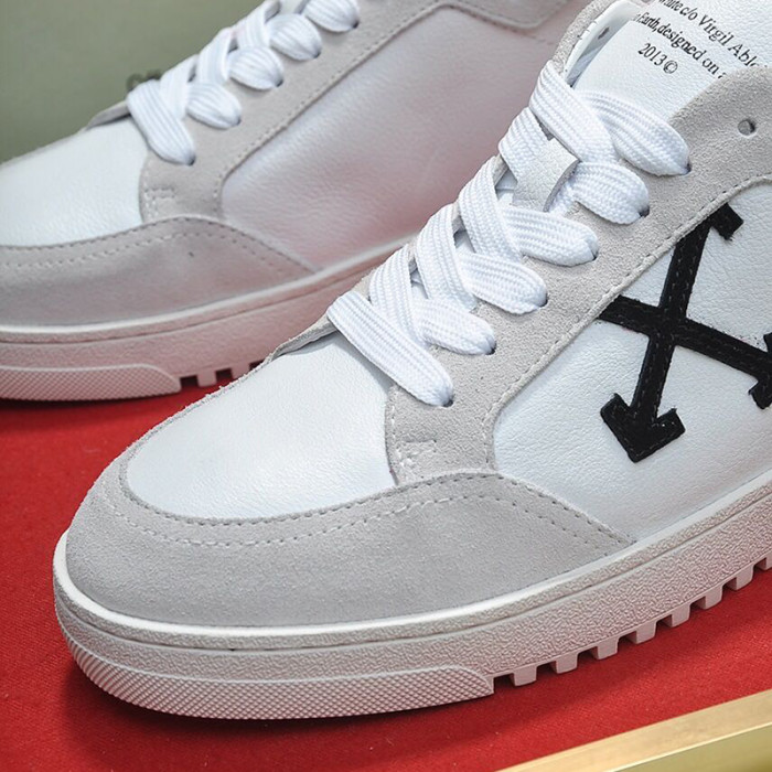 Off-White Men Shoes Sneakers Luxury Brand LOW VULCANIZED SNEAKERS Low-Tops