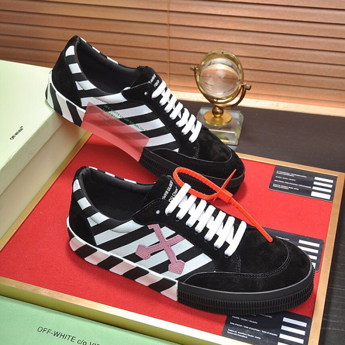 Off-White Men Shoes Sneakers Luxury Brand LOW VULCANIZED SNEAKERS Low-Tops
