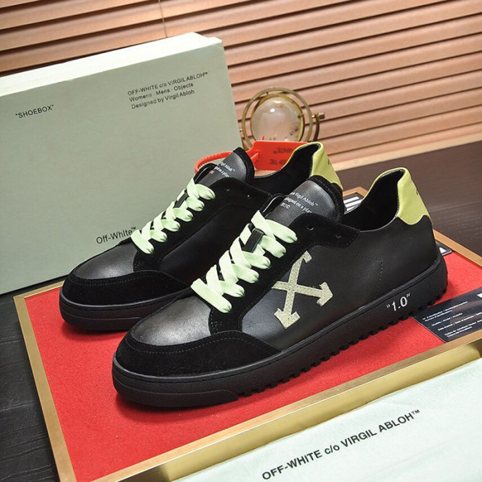 Off-White Men Shoes Sneakers Luxury Brand LOW VULCANIZED SNEAKERS Low-Tops