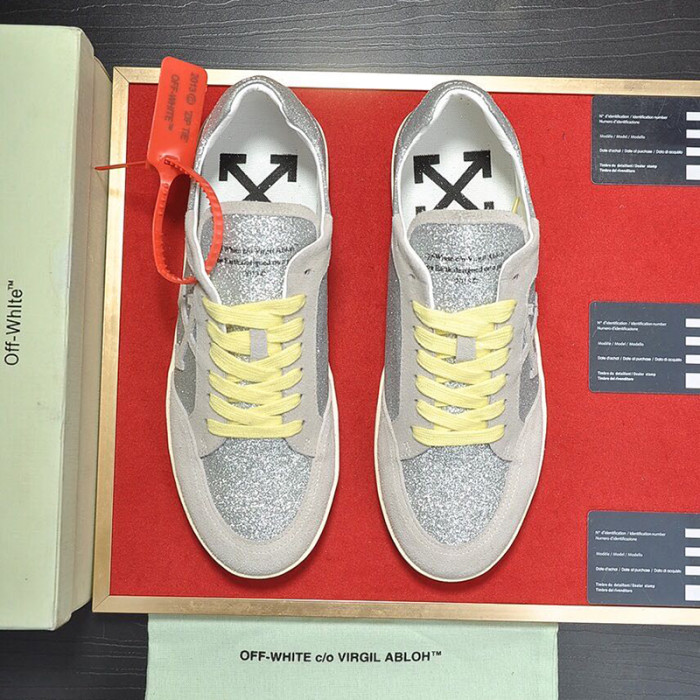 Off-White Men Shoes Sneakers Luxury Brand LOW VULCANIZED SNEAKERS Low-Tops