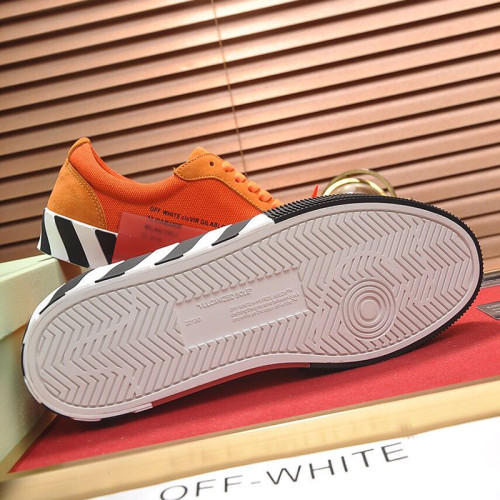 Off-White Men Shoes Sneakers Luxury Brand Low Vulcanized Sneakers Breathable Design
