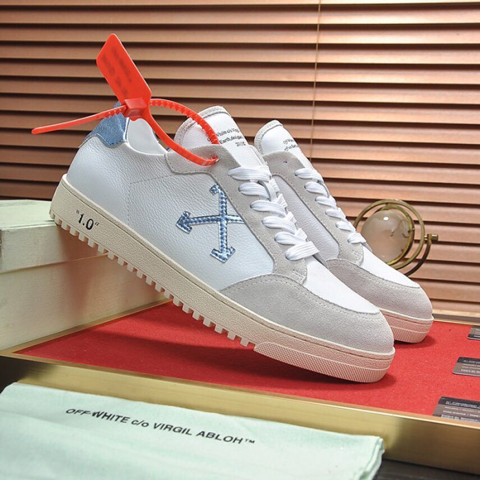Off-White Men Shoes Sneakers Luxury Brand LOW VULCANIZED SNEAKERS Low-Tops