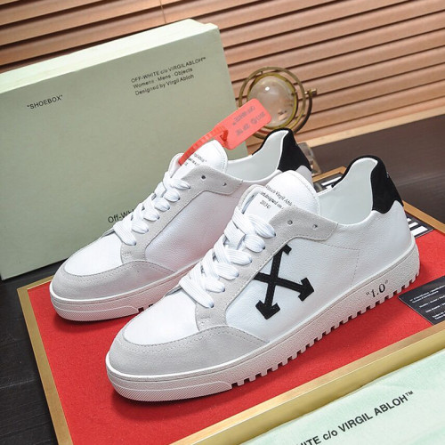 Off-White Men Shoes Sneakers Luxury Brand LOW VULCANIZED SNEAKERS Low-Tops