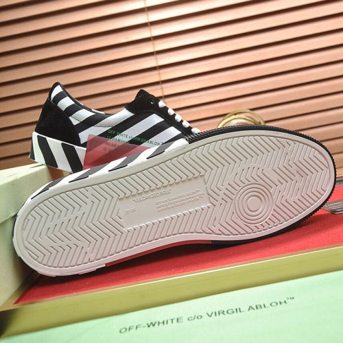 Off-White Men Shoes Sneakers Luxury Brand LOW VULCANIZED SNEAKERS Low-Tops