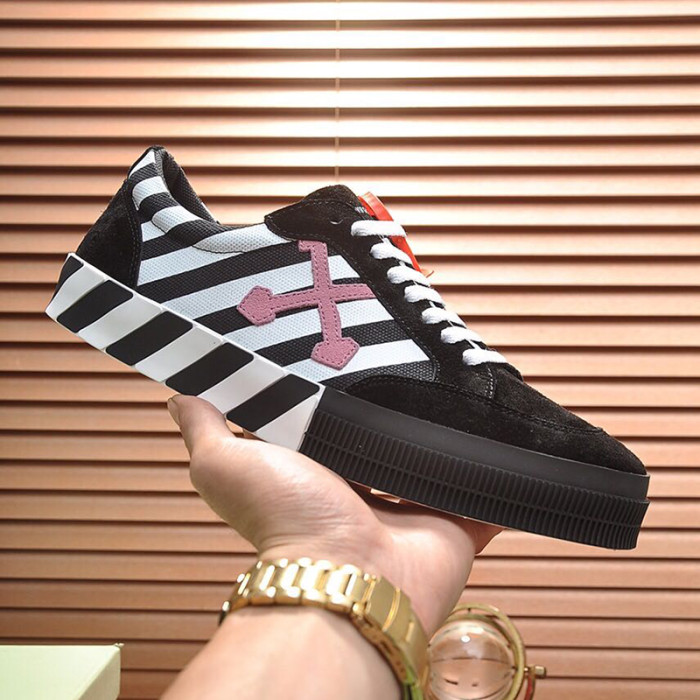 Off-White Men Shoes Sneakers Luxury Brand LOW VULCANIZED SNEAKERS Low-Tops