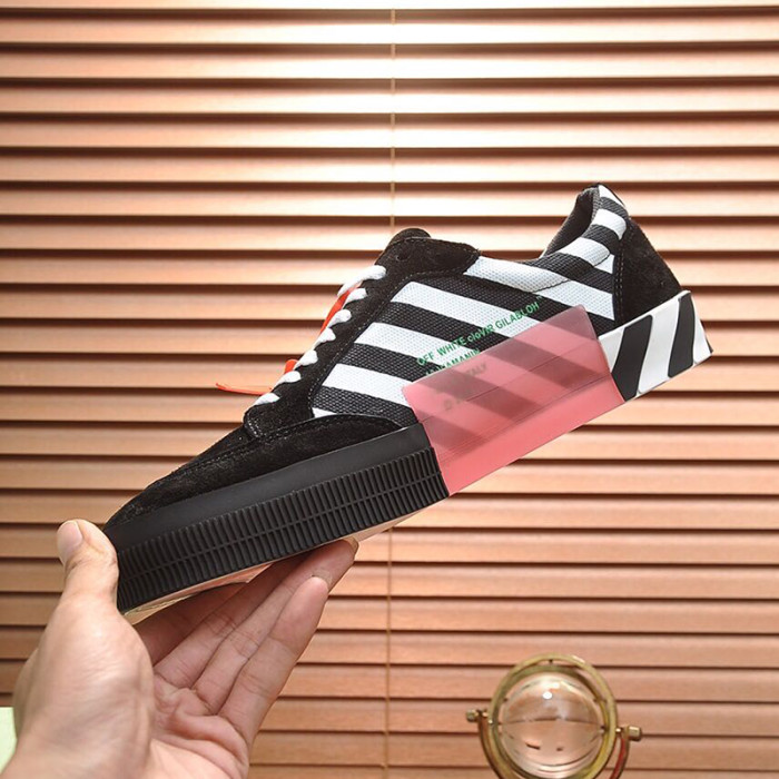 Off-White Men Shoes Sneakers Luxury Brand LOW VULCANIZED SNEAKERS Low-Tops