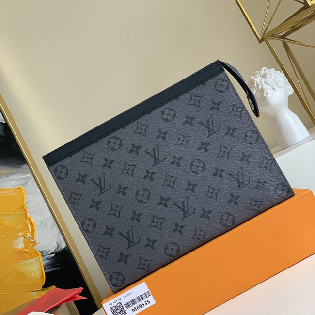 Louis Vuitton Mens Clutch Wallet Purse Luxury Brand Fashion POCHETTE VOYAGE MM M69535