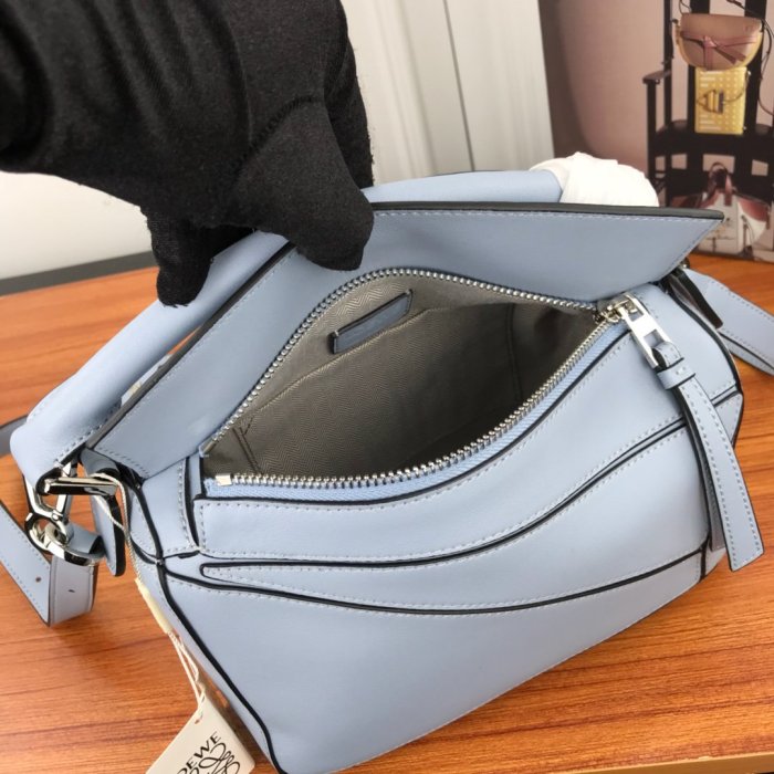Loewe Womens Bag Small Puzzle Bag in Soft Grained Calfskin