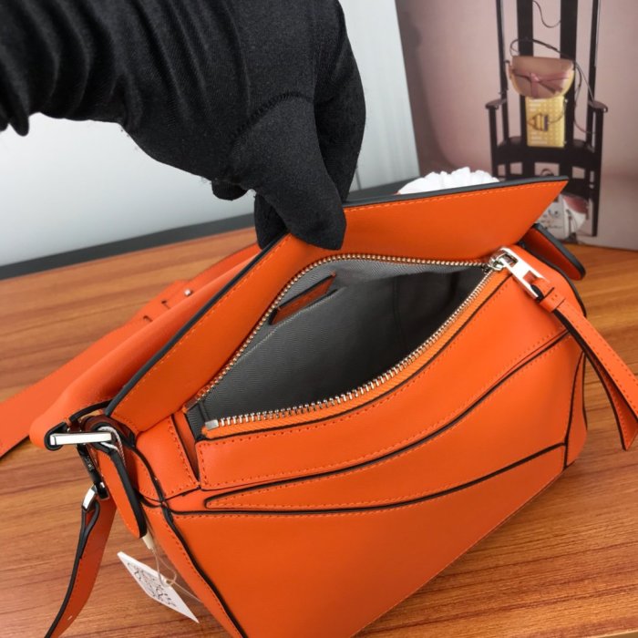 Loewe Womens Bag Small Puzzle Bag in Soft Grained Calfskin