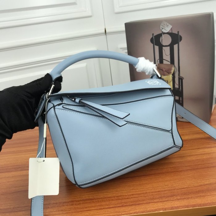 Loewe Womens Bag Small Puzzle Bag in Soft Grained Calfskin