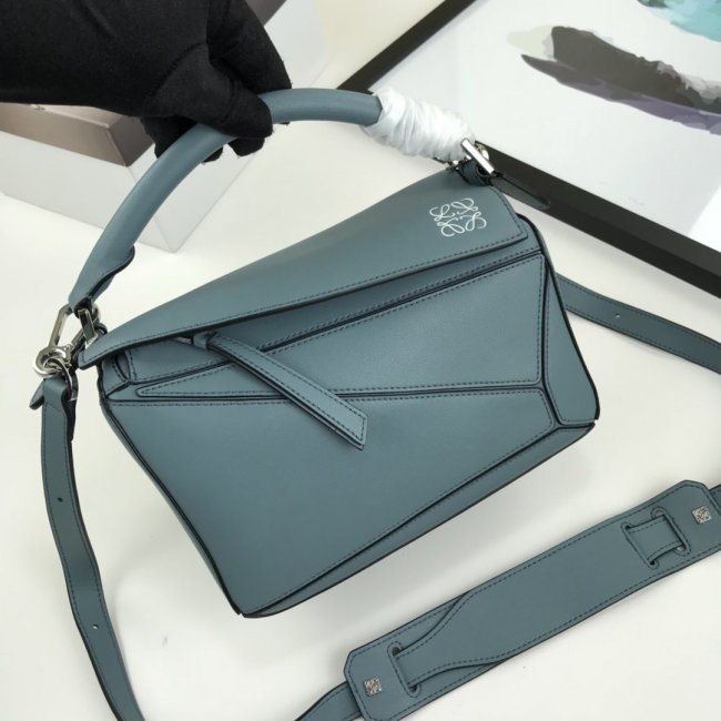 Loewe Womens Bag Small Puzzle Bag in Soft Grained Calfskin