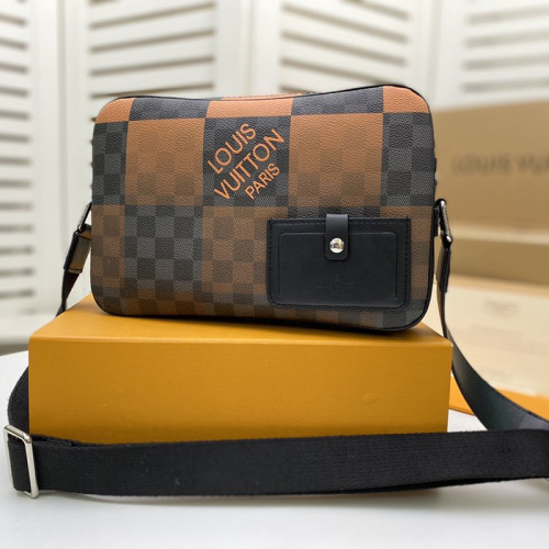 Louis Vuitton Mens Bags Crossbody Bags Luxury Brand ALPHA MESSENGER Shoulder Bags for Men N40421