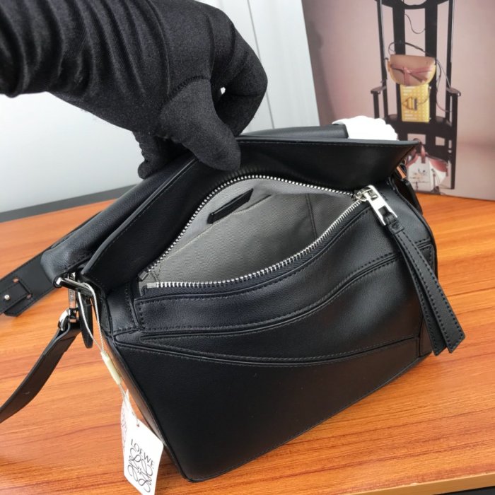 Loewe Womens Bag Small Puzzle Bag in Soft Grained Calfskin