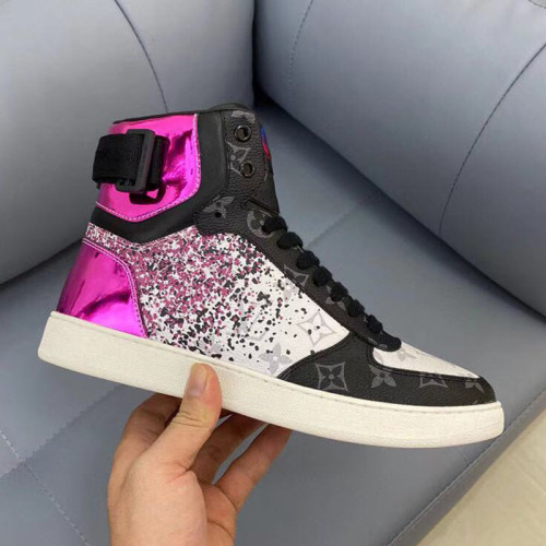 Louis Vuitton Men Shoes Sneakers Casual Luxury Brand RIVOLI SNEAKER BOOT with Original Box 1A5YK9