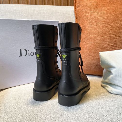 Dior Women Shoes Boots Luxury Brand Design Ankle Boots Fashion Type