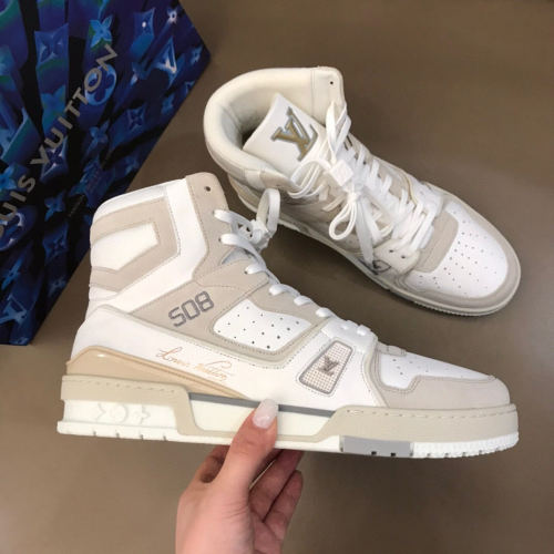Louis Vuitton Men Shoes Boots Fashion Design Luxury Brand LV TRAINER SNEAKER BOOT 1A7P25